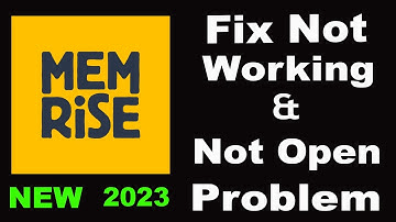 How To Fix MEMRISE App Not Working | MEMRISE Not Open Problem | PSA 24
