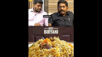 savukku shankar About Best Beef Biryani 💯⁉️#shorts #savukku