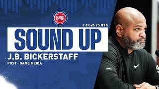 Post-Game Press Conference: J.B. Bickerstaff | Pistons vs. Knicks | 02.19.26