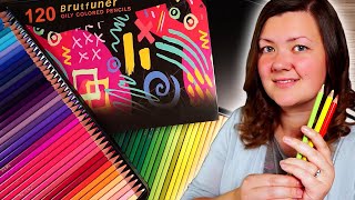 Brutfuner 120 Square Colored Pencil Review - Are These Cheap 