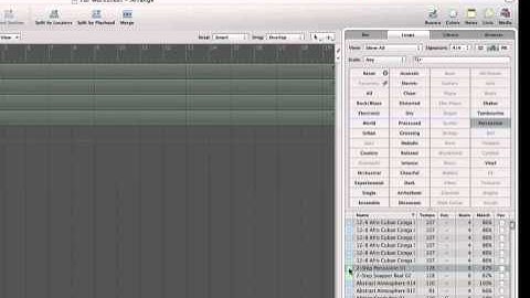 Logic Video Tutorial - Importing Apple Loop