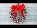 Сделай сам Новогодний Рождественский венок на дверь из шишек своими руками TUTORIAL Сhristmas wreath