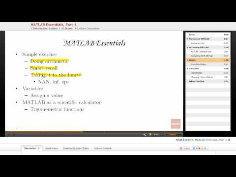 "MATLAB Essentials" | MATLAB with Educator.com