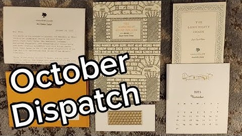 Unboxing the October 2025 Thornwillow Press Dispatch Box - Joyce Carol Oates