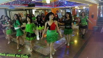 Rock around the Clock Line Dance(By Tony Chapman)