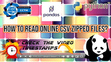 🤔 How to make a dataframe from a csv online file...that is zipped? | Pandas  | Easy breezy Python!