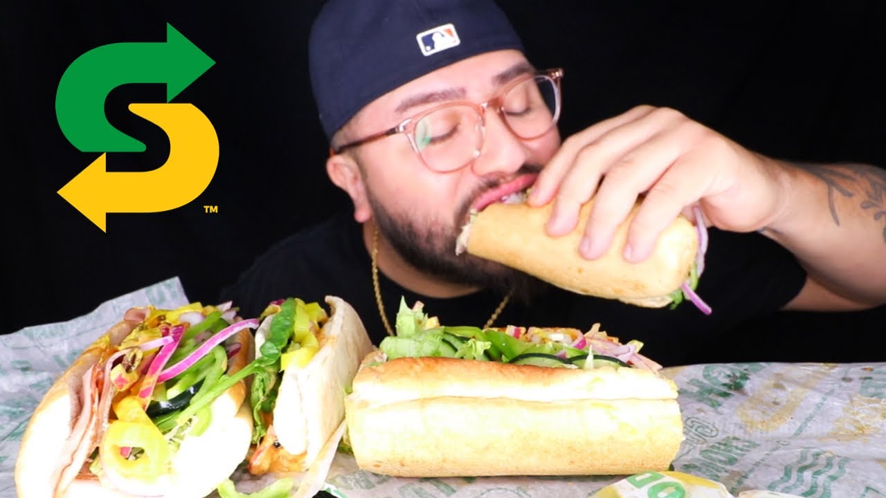 SUBWAY MUKBANG • Trying my SUBSCRIBERS subway Orders Pt.2
