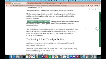 Readima - Speed Reading meets Intensive Reading