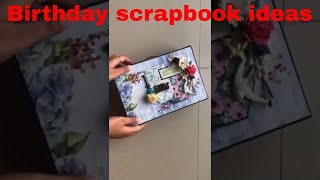 Birthday scrapbook ideas