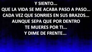 Video thumbnail of "BANDA ESTRELLAS DE SINALOA DE GERMAN LISARRAGA *** DIME DE FRENTE *** LETRA-LYRICS NUEVO 2011"