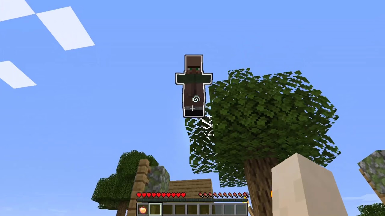 Feeding Minecraft Villagers Wonder Apples YouTube