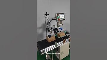 Automatic online E business small box shipping adhesive sticker labeling machine