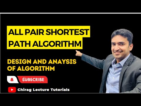 All Pair Shortest Path Algorithm|| Floyd Warshall Algorithm|| Dynamic ...