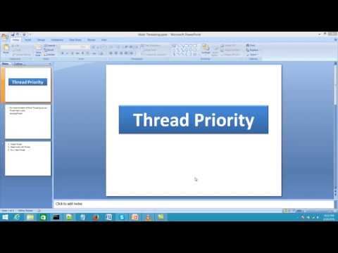 Java Programming in Urdu/Hindi Part 41 Thread Priority