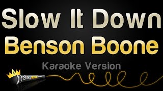 Benson Boone - Slow It Down (Karaoke Version) Resimi