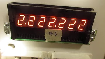 Bally 7 digit numeric display (Our Inventory Number 6)