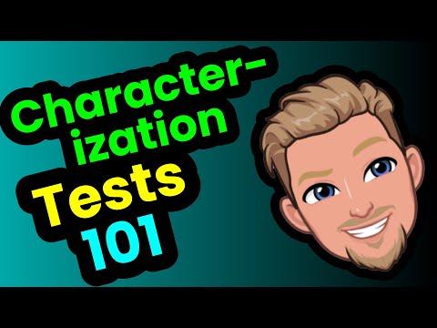 Characterization Tests, code coverage for refactoring