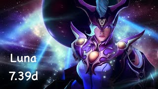 картинка: Luna 7.39d gameplay. Гайд на Луну от 9к керри