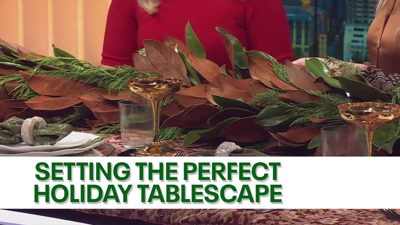 Setting the perfect holiday tablescape with Audrey Scheck | FOX 7 ...