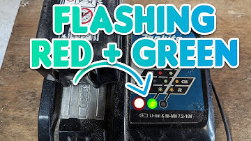 What Does A Flashing Red And Green Light Mean On A Makita Charger