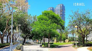 [4K] Beautiful Ashdod on a Sunny Day. Virtual Walking. Israel