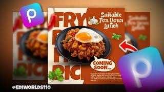 Make Food Poster in Mobile | Food Poster Design Edit In Mobile