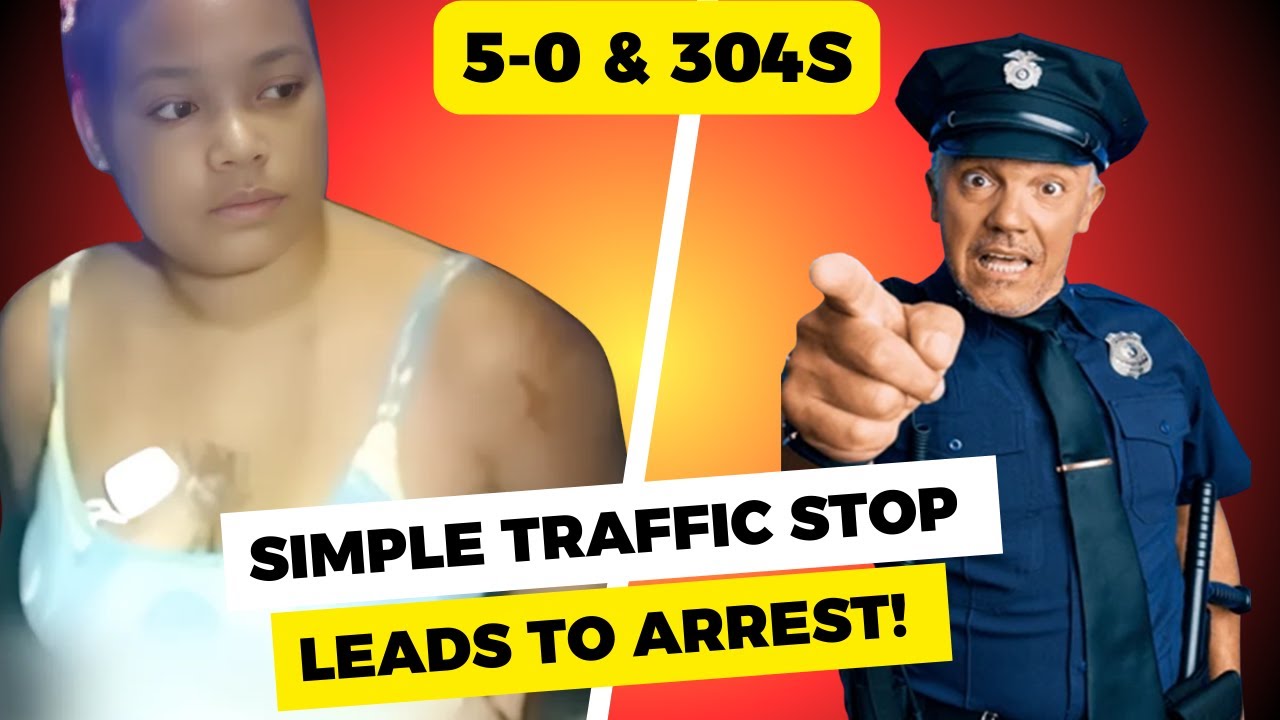Simple traffic stop leads to knucklehead getting arrested! - YouTube