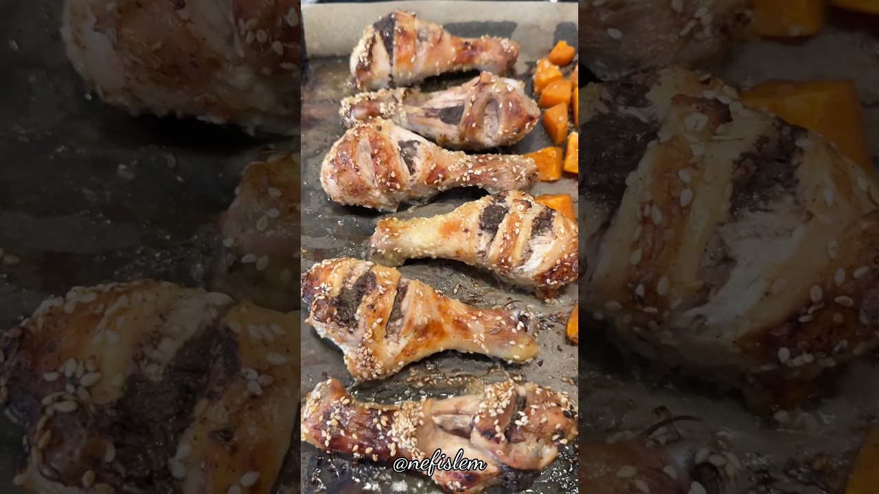 🍯 Ballı Tavuk ve Tatlı Patates | Pratik Fırında Tavuk Tarifi