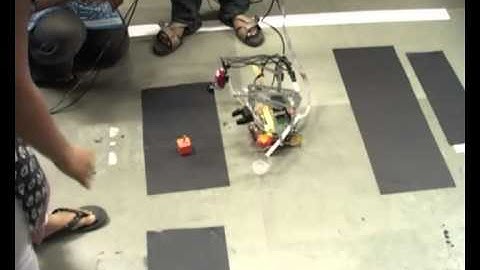 To sort objects based on Color and Size using Firebird V robot