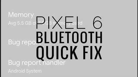 Pixel 6 Bluetooth issue? Try this ! Quick Fix
