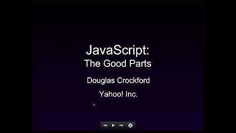 JavaScript - Good Parts & JSLint