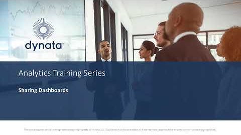 Dynata Training Series: MarketSight - Sharing Dashboards