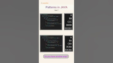 Patterns in JAVA Part 7.          #java #javawithvk #ai  #coding #programming #javachallengers