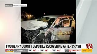 2 Henry County, Indiana, deputies recovering after crash