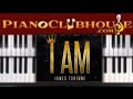 🎹I AM by James Fortune (easy gospel piano tutorial lesson free)