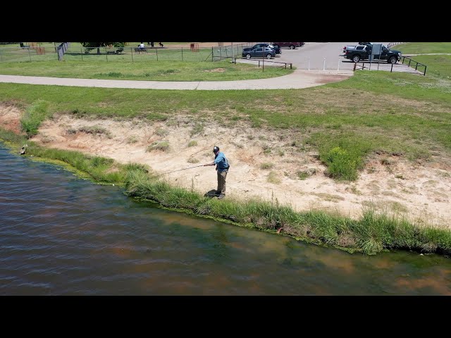 Watch Tenkara fishing at a Close to Home pond and micro fishing Oklahoma's Ozark streams on YouTube.