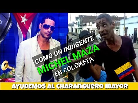 Michel Maza como un indigente en Colombia