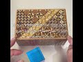 CMY color cube and Himitsubako puzzle boxes