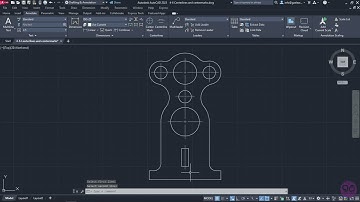 4-6 Inserting Centerlines and Center Marks (AutoCAD 2023)
