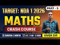 NDA 1 2026 Maths Crash Course Part 5  | 2 Months Complete Preparation | Live Class by Vivek Sir