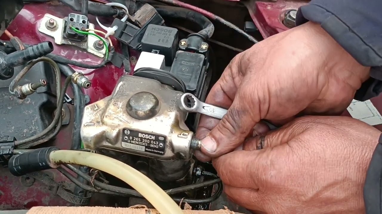 réparation Mercedes 190 w2010 #buté #abs #frein   #la colonne