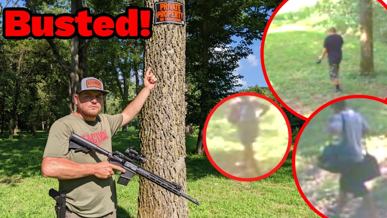 Creepy TRESPASSERS Busted!!! Caught On Camera!