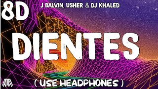 J Balvin, Usher & DJ Khaled - Dientes ( 8D  ) - Use Headphones 🎧 Resimi