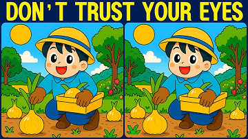 [Spot the Difference Brain Training] Try this slightly tricky puzzle.