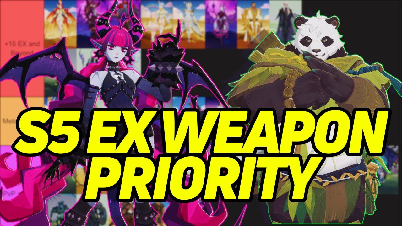Руководство по приоритету оружия S5 EX (ранняя игра Thorns of Devotion)【AFK Journey】
