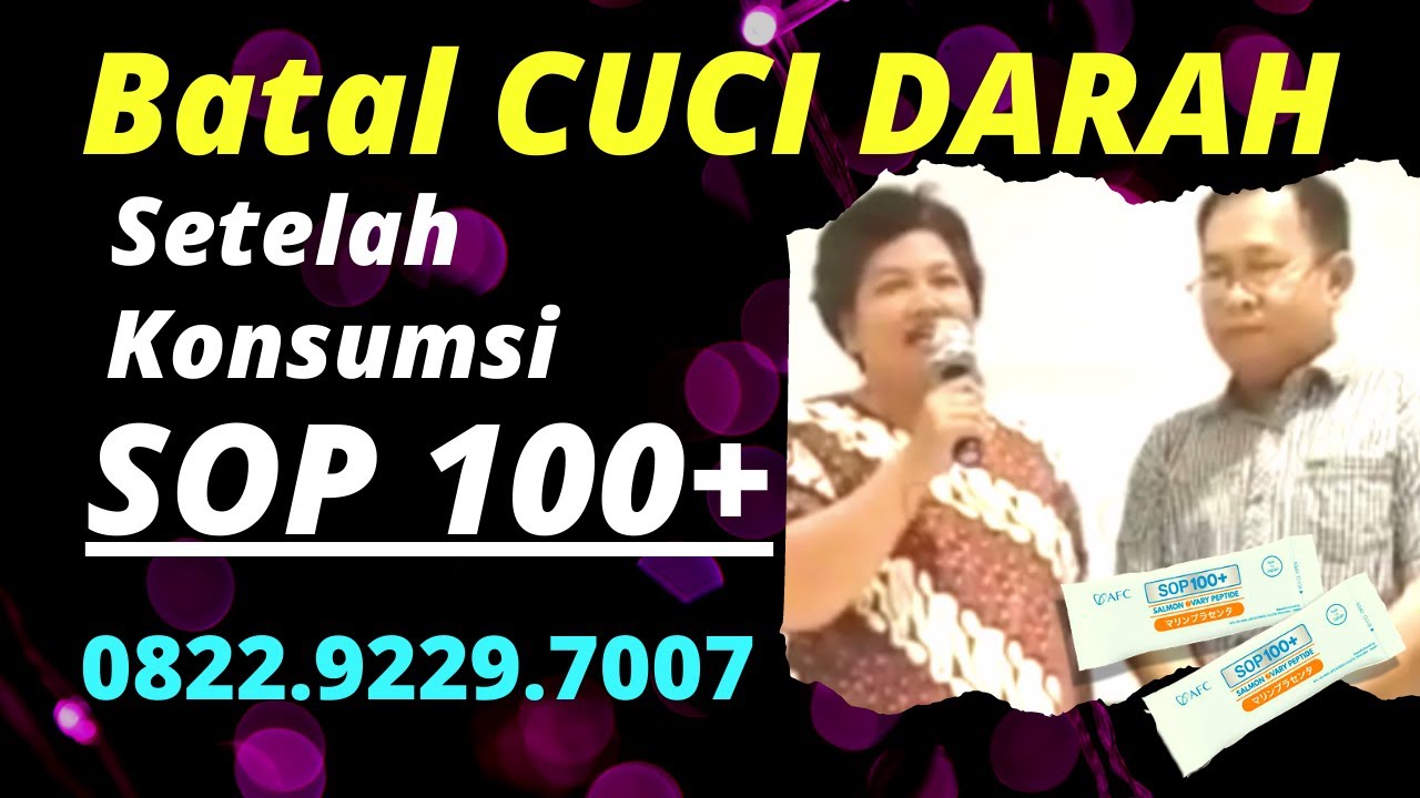 Cara Memperbaiki Fungsi Ginjal dengan SOP 100+ Salmon Ovary Peptide