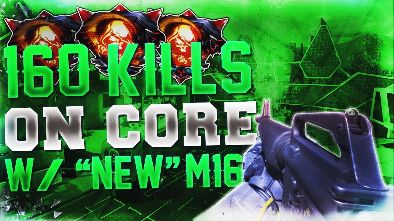"THIS GUN IS TOO OP" - 160 KILLS IN CORE w/ *NEW* M16 (DLC WEAPON) - Thanks for taking time out of your day to watch my video, if you enjoyed this video be sure to "subscribe" and drop a "like"