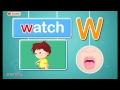 Letter /w/ Sound - Phonics by TurtleDiary