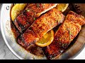 Crispy Honey Orange Glazed Salmon