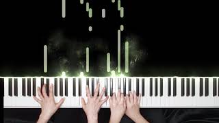 John Denver &amp; Placido Domingo - Perhaps Love (4 hands piano cover)
